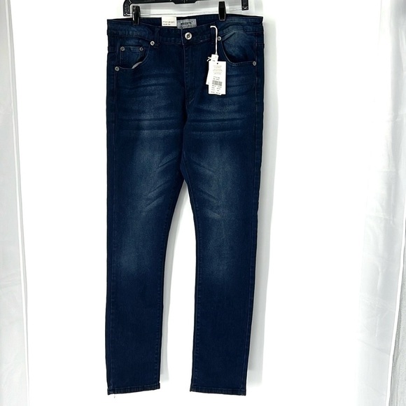 M Society NWT men’s skinny jeans 36X32 - Picture 1 of 8